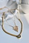 Heliophilia Silver Collar de Metal Oro Rosa